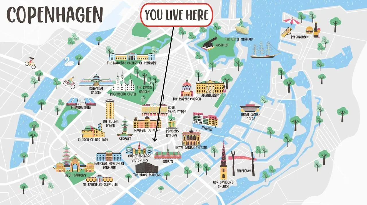 קופנהגן Large Apartment With Canal View In Central Cph City